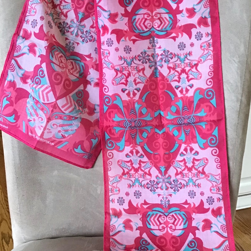“Warriors in Pink” Ford Cares 52” long scarf
